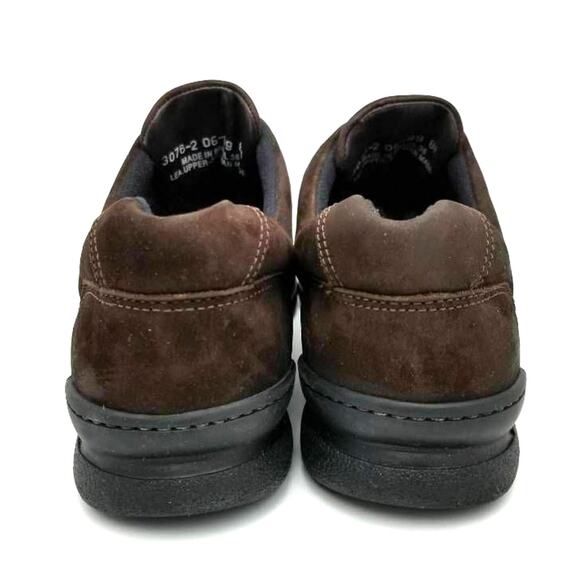 Clarks Springers Oxford Suede Leather Lace Up Shoes Brown Round Toe Size 8 - Picture 6 of 12